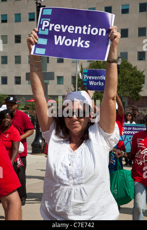 Celebration of Recovery from Alcohol or Drug Addiction Stock Photo