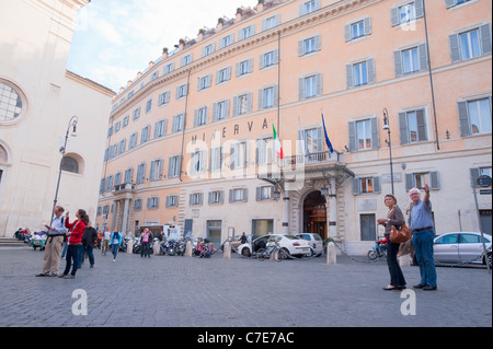 Hotel Minerva, Rome, Italy. Stock Photo