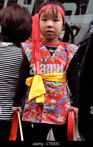 Japanese girl martial arts outfit Japan Matsuri Japanese Festival London September 2011 Stock Photo