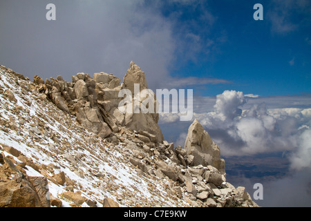 High point hiking in Nevada, Boundary Peak Stock Photo