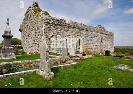 13th century Carron Church in the Burren, Co. Clare, Ireland Stock Photo