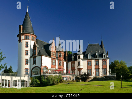 Schloss Klink Hotel near Waren, on Müritz Lake, Mecklenburg-Western Pomerania,  Germany, Europe. Stock Photo