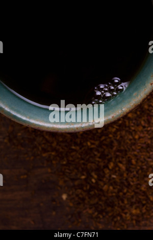 Cup of African Red Bush (Rooibos) tea aspalathus linearis Stock Photo