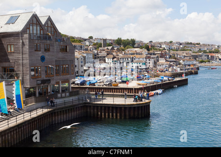 Harvey's Wharf in Falmouth, Cornwall UK Stock Photo