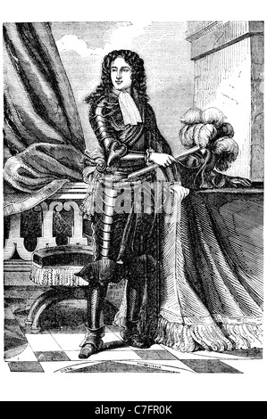 James Scott 1st Duke Monmouth Buccleuch English nobleman eldest illegitimate son of Charles II executed king regal royal kingly Stock Photo