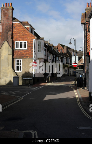 The High St in East Grinstead, West Sussex, England. Stock Photo