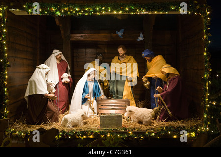 Nativity scene, Sydney, New South Wales, Australia Stock Photo
