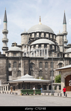 The New Mosque, or Yeni Cami Mosque, in Istanbul, Turkey Stock Photo