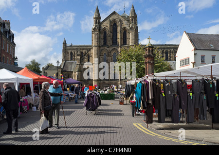 Hexham Market Stock Photo