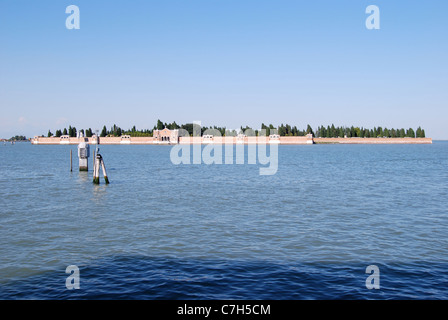 Isola di San Michele - Venice's cemetery island Stock Photo