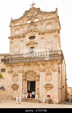 Santa Lucia Church, Piazza Duomo, Ortygia, Syracuse, Sicily, Italy Stock Photo