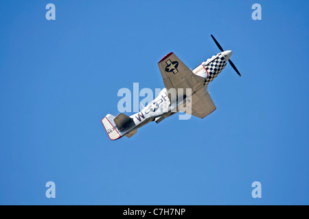 P51 Mustang Fighter at the Royal International Air Tattoo Event July 16, 2006 in Fairford, United Kingdom Stock Photo