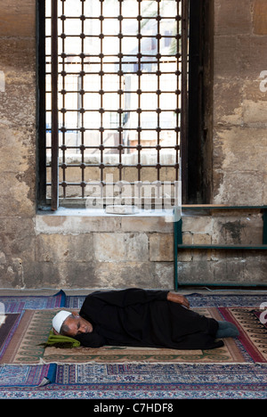 Sultan Faraj Ibn Barquq Mosque - City of the Dead - Cairo, Egypt Stock Photo