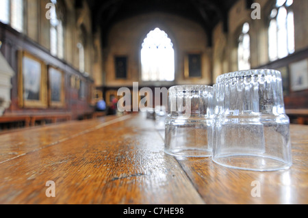 Balliol College Oxford Dining Hall refectory Oxford University founded in 1263 Stock Photo
