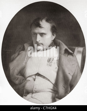 Napoleon Bonaparte, 1769 – 1821. French military and political leader and Emperor of the French from 1804 to 1815 as Napoleon I. Stock Photo