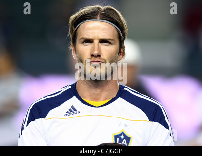 DAVID BECKHAM LA GALAXY V VANCOUVER WHITE CAPS CARSON LOS ANGELES CA USA 17 September 2011 Stock Photo