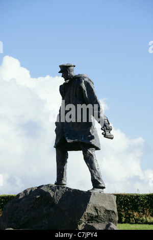 Memorial to Lieutenant Colonel Sir David Stirling founder of the SAS Doune Perthshire Stock Photo