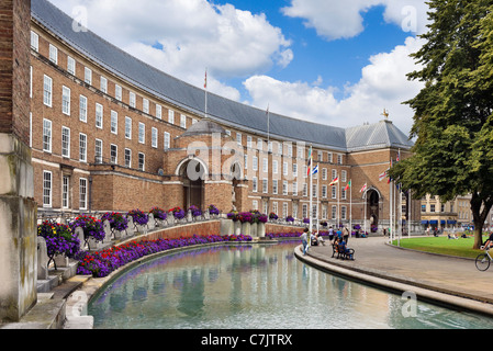 The Council House (seat of local government), College Green in the city centre, Bristol, Avon, UK Stock Photo