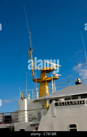 Close up detail of Isles of Scilly ferry Scillonian III Stock Photo