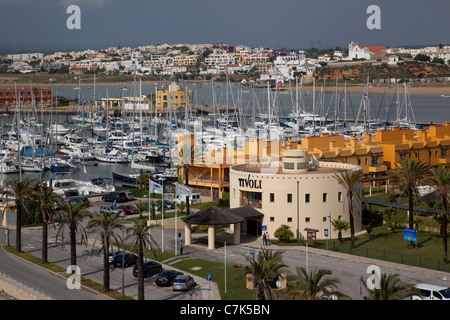 Portugal, Algarve, Portimao, View over Marina Stock Photo