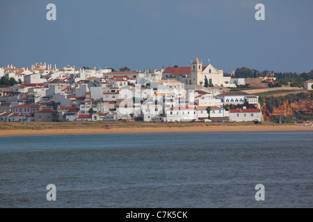 Portugal, Algarve, Ferragudo, View from Portimao Stock Photo