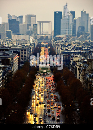 Avenue des Champs-Elysees Stock Photo