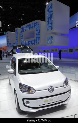 The New VW UP at the 64th IAA (Internationale Automobil Ausstellung) on September 24, 2011 in Frankfurt Stock Photo