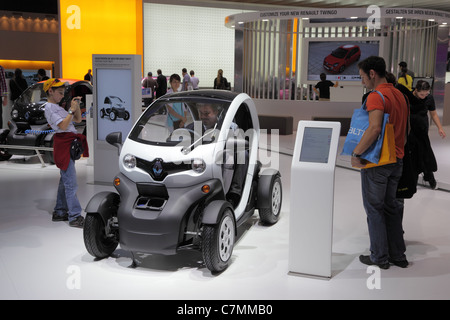 The New Electric two-seater Renault Twizy at the 64th IAA (Internationale Automobil Ausstellung) Stock Photo