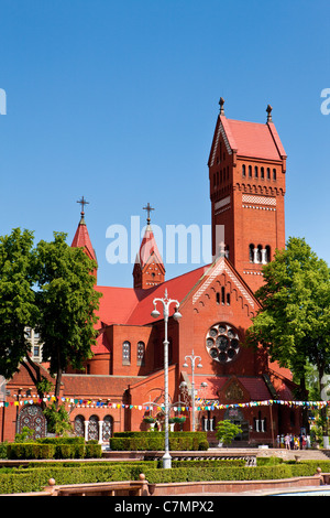 Church of Saints Simon and Helen Minsk, Belarus Stock Photo