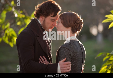 JANE EYRE 2011 Focus Films/BBC Films production with Mia Wasikowska and Michael Fassbender Stock Photo