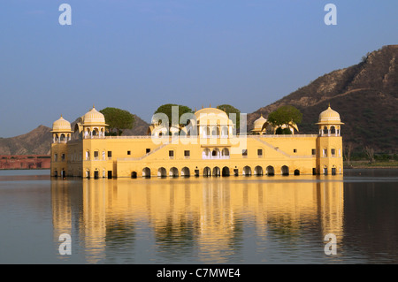 Restored Jal Mahal or Water Palace Man Sagar Lake Jaipur Rajasthan India Stock Photo