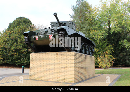 7th Armoured Desert Rats Memorial Mundford Thetford Norfolk England Stock Photo