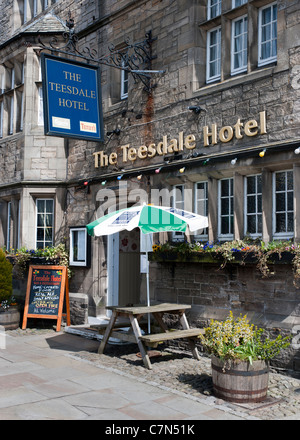 The Teesdale Hotel, Middleton-in-Teesdale, County Durham, England, UK Stock Photo