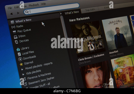 Screenshot of the spotify homepage Stock Photo: 59061665 - Alamy