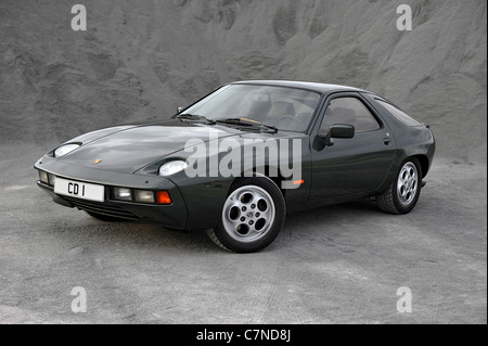 Porsche 928, built in 1979, rarity, collector's vehicle, classic car, number plate distorted, Hamburg, Germany, Europe Stock Photo