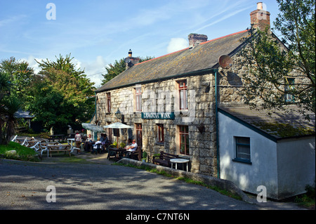 The Lamorna Wink public house in Cornwall Stock Photo