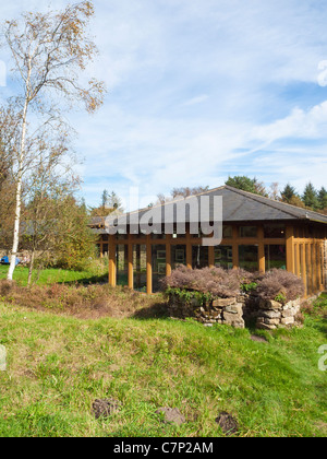 North Yorkshire Moors Information Centre Café and shop at Sutton Bank North Yorkshire England Stock Photo