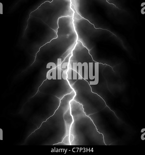 Vertical lightning bolt Black and White Stock Photos & Images - Alamy