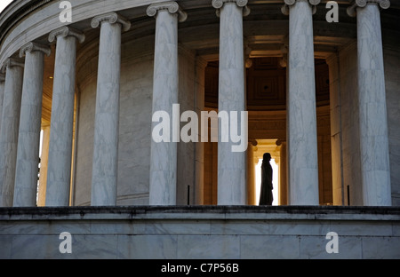 The Jefferson Memorial in Washington DC Stock Photo