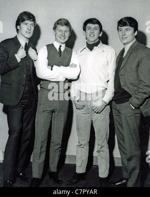 THE SEARCHERS UK pop group in January 1965. See Description below for names. Stock Photo