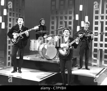 THE SEARCHERS UK pop group in 1964. See Description below for names.  Photo Tony Gale Stock Photo