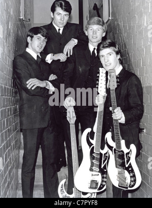 THE SEARCHERS UK pop group in  January 1965. See Description below for names. Stock Photo