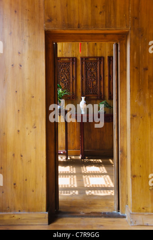 Inside traditional residence, Geyuan Garden, Yangzhou, Jiangsu Province, China Stock Photo