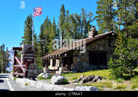 West entrance of the Yosemite National Park, California, USA. Stock Photo