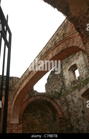 Panama City's Casco Antiguo area. Santo Domingo convent. Stock Photo