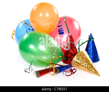 party items. photo on the white background Stock Photo