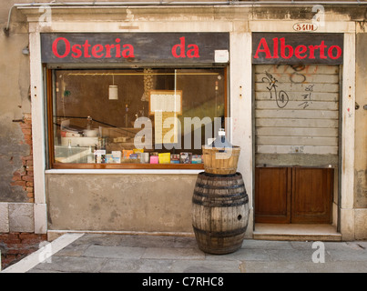 Typical Cicchetti place in Venice Italy Stock Photo