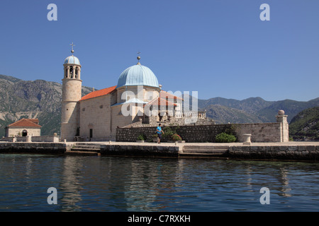 Our Lady of the Rocks, Perast, Montenegro, Balkans Stock Photo