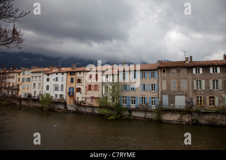 Quillan, near Limoux S Aude, France Stock Photo