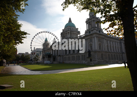 Belfast City Hall, Donegall Square, Belfast, Northern Ireland, UK. Stock Photo